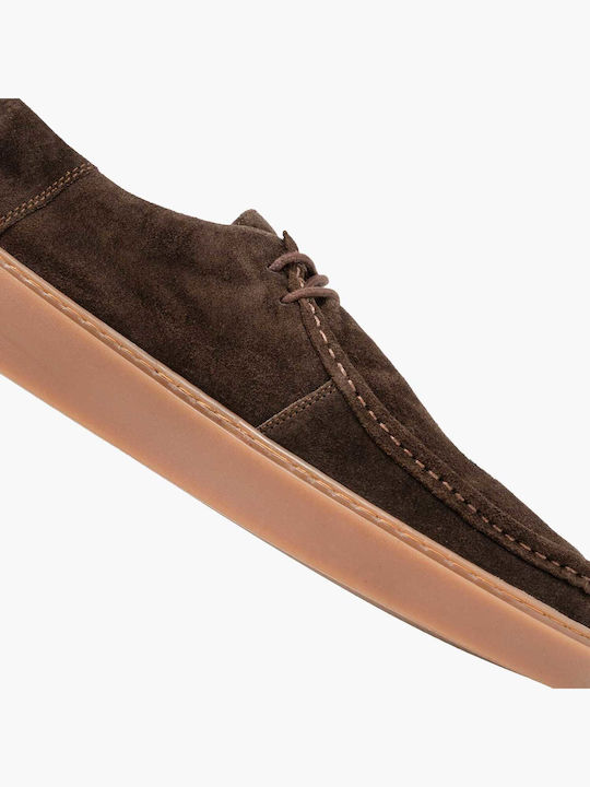 Leather Men's Loafers in Brown Colour