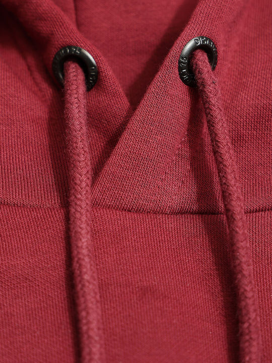 Women's Hoodie Sweatshirt Burgundy