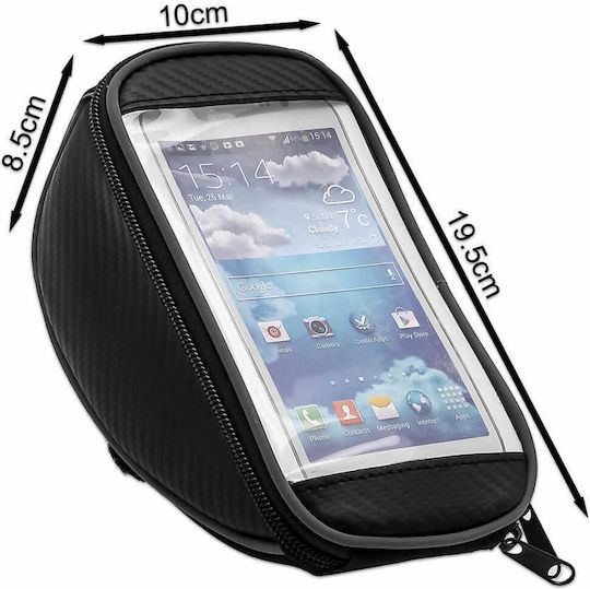 Motorrad Handyhalterung mit Wasserdichtem Etui 5.5" für Lenkrad