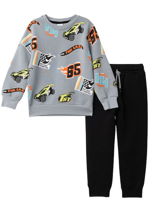 Kids Sweatpants Set Grey 2 Pieces