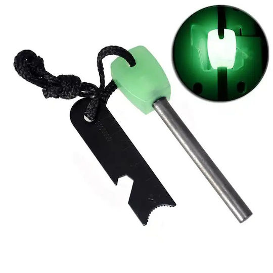 Set de trei kituri de supraviețuire Amnar pentru camping Depox fluier din oțel inoxidabil 11 cm