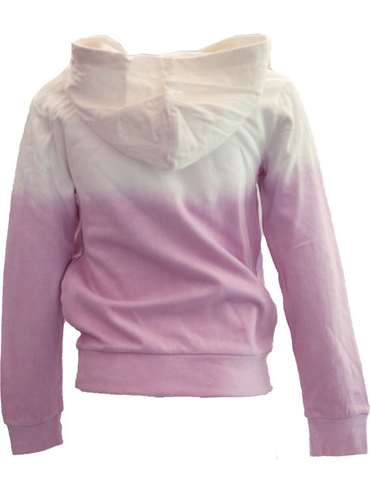 Kids Hoodie Lilac Stitch Ombré