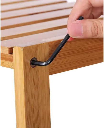 Библиотека Крем 60x26x131см