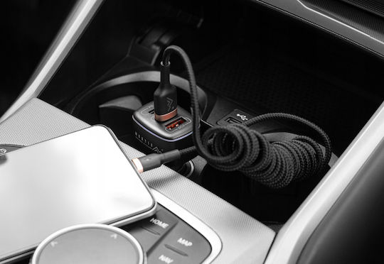 Montis Spirale Kabel USB Typ-C männlich - USB-A Schwarz 1,5m 6480395