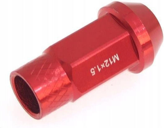 D1spec Кростини Алуминиеви M12x1,5 50mm Червени