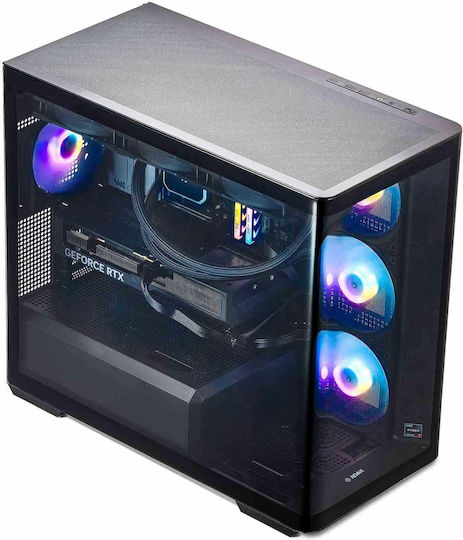 Adax DRACO SIGNATURE Гейминг Настолен Компютър (Ryzen 7-9700X/32GB DDR5/2.0TB SSD/GeForce RTX 5070/W11 Home)