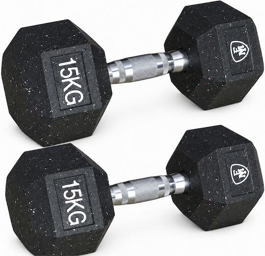 MegaFitness Дъмбел Шестоъгълник 1 x 15кг