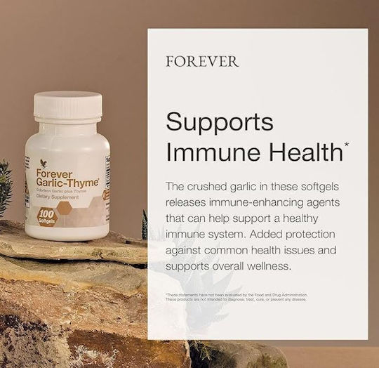 Forever Garlic-Thyme 100 Odorless Soft Capsules