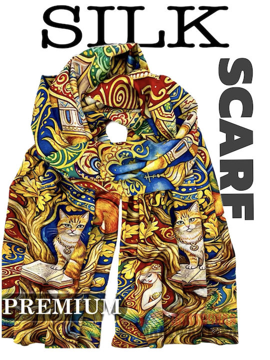 Women's Silk Shawl Multicolour