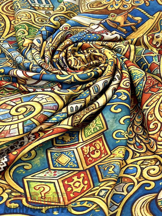 Women's Silk Shawl Multicolour