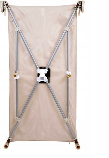 2 Level Playpen with Mattress Beige 126x73cm
