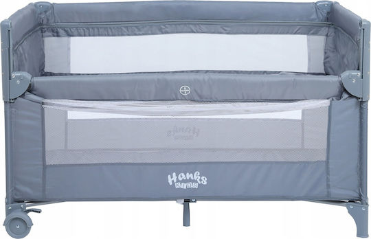 Hanks Kids Laufstall 2 Ebenen mit Matratze Graue 73cm