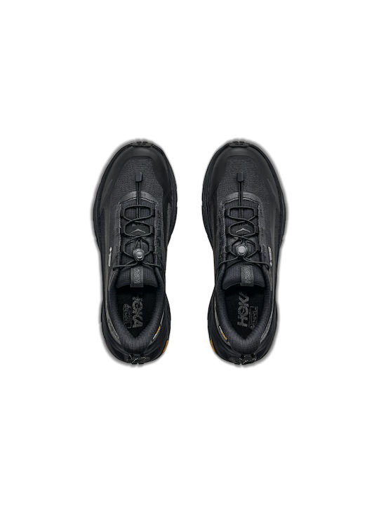 HOKA Transport 2 Herren Sportschuhe Laufen Wasserdicht mit Gore-Tex Membrane Schwarz HOKA Transport 2 Herren Sportschuhe Laufen Wasserdicht mit Gore-Tex Membrane Schwarz