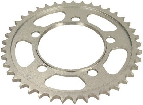 Gepanzerter Kettenrad Für Motorrad Hinteres Ritzel Galvanisiertes Stahl Silber