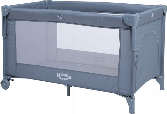 Hanks Kids Laufstall 2 Ebenen mit Matratze Graue 73cm