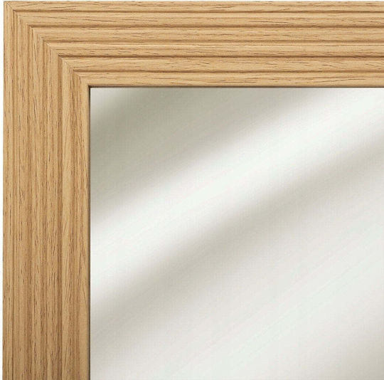 5Five Καθρέπτης με Καφέ Ξύλινο Πλαίσιο 155x35cm
