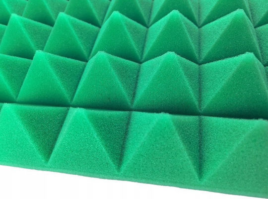 3D Wall Panels Foam Adhesive with Glue Green 50x50x5cm 10 Pieces
