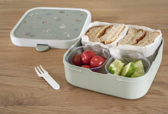 Rosti Mepal Campus Kunststoff Kinderlebensmittelbehälter Dinosaurier 1,65l 18,2 x 18,2 x 6,1cm
