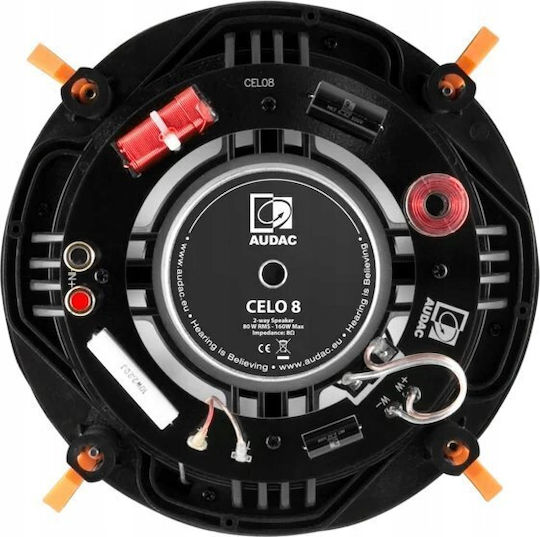 Audac Deckenlautsprecher 80W Stück Weiß
