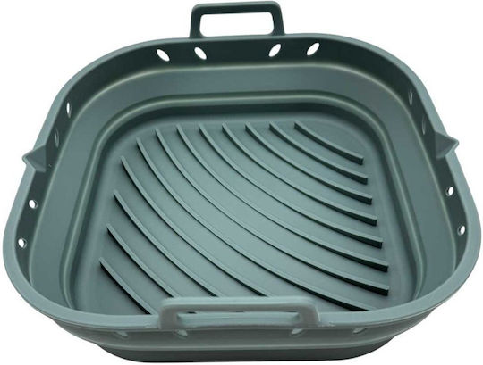 Mplco Quadratischer Zusammenklappbarer Silikon-Ofen-Insert 22 X 22cm