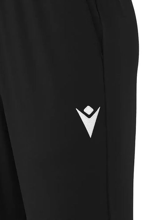 Walo Herren-Sweatpants Glänzende Schwarz Jogginghose