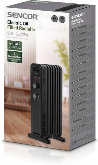 Sencor Soh 3507Bk Конвектор Подов 1500W 57x22.6cm Черен