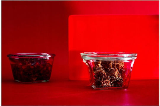 Weck Set 1 Piece / 6 Pieces General Use Glass Jars with Lid 6x6cm 1 Piece / 6 Pieces