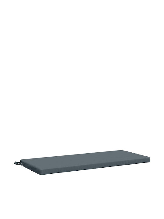 Outdoor Wooden Bench With Cushions 100x50cm