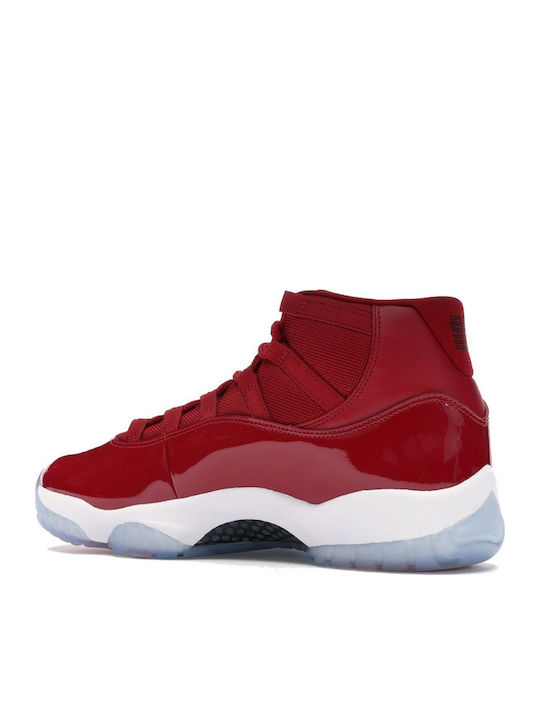 Air  11 Retro Win Like 96 Мъжки Сникърси Червени