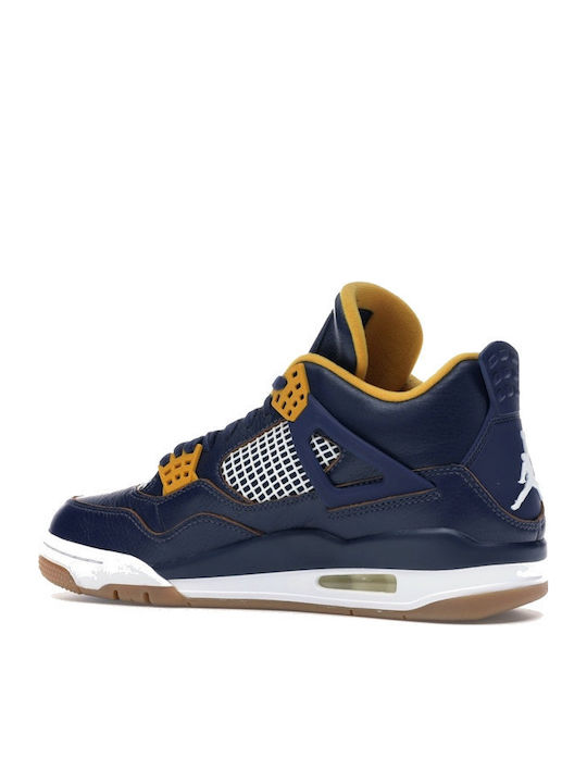 Air  4 Retro Dunk From Above Männliche Sneakers Blau