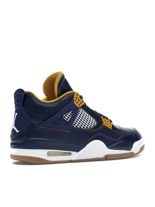 Air  4 Retro Dunk From Above Männliche Sneakers Blau