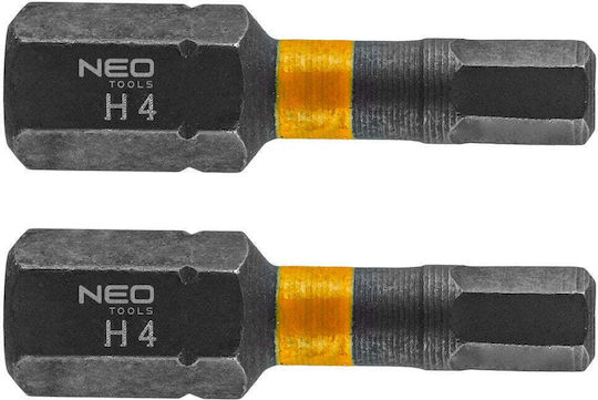 Neo Tools Σετ 2 Μύτες Κατσαβιδιού