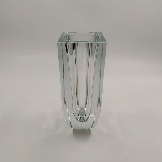 Dekorative Kristallvase Transparent 22x12xH9.5cm