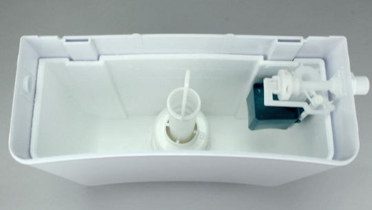Opal Wall Mounted Plastic Rectangular Low Pressure White Toilet Flush