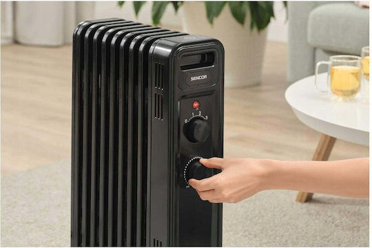 Sencor Θερμοπομπός Δαπέδου 2000W 57x22.6cm Μαύρος