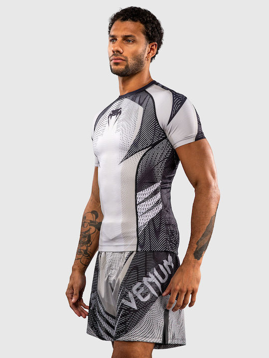 Venum 3.0 Мъжка Къс Ръкав Блуза VENUM-06363-700 за Джиу-Джицу / ММА Бяла