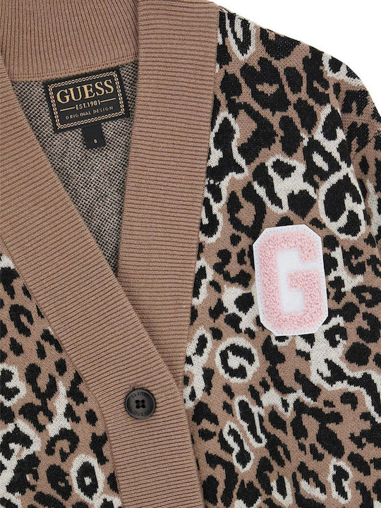 Kinder-Strickjacke Leo Muster