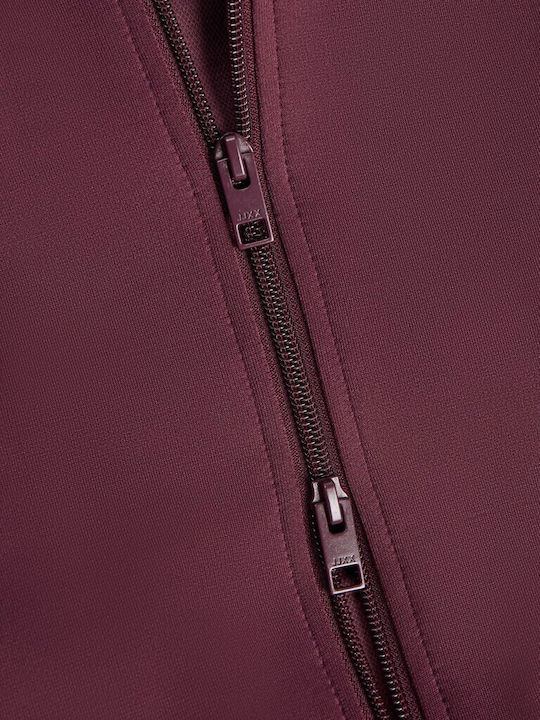 Women's Burgundy Winter Jacket