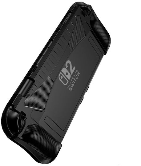 Strado Hülle Nintendo Switch 2 2025 Leichte Gaming Verbessert Griff Schwarz Schutzständer