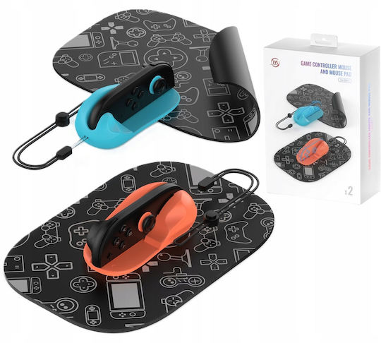 2x Mouse Holder Mouse-mode Joy-con Pad Nintendo Switch 2 Jys-ns2313-v4 Orange Blue