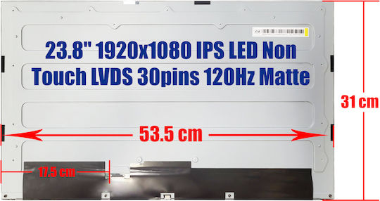 LED / Touch 1920x1080 Матов За Лаптоп Mv238fhm-ny1 1-SCR0786