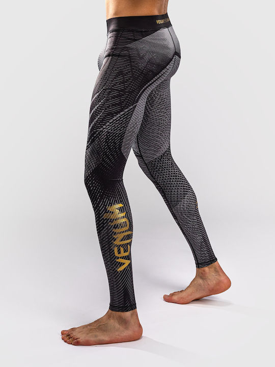 Venum 3.0 Spats Long Men Martial Arts Leggings Black