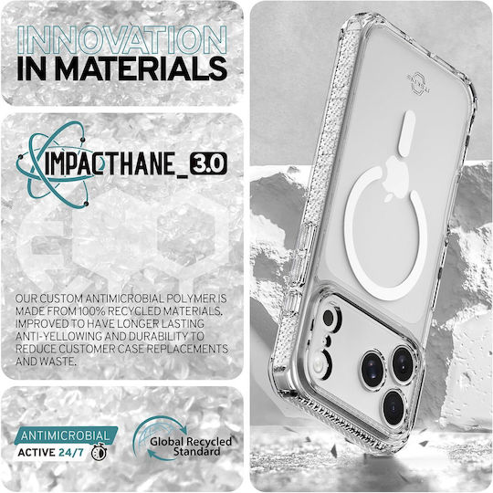 ITSkins Hybrid Back Cover Transparent for iPhone 18 / 17 Pro