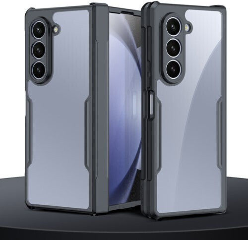 Xundd Silicone Plastic Black Back Cover Galaxy Z Fold6