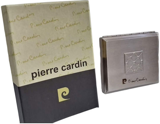 Μεταλλικη Ταμπακιερα Pierre Cardin Ασημι 9χ8x2cm 99202-100