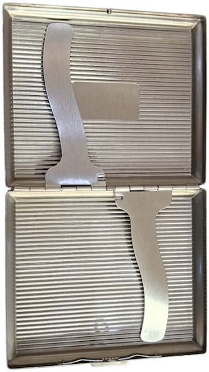 Метална табакерка Pierre Cardin Сребриста 9х8x2cm 99202-300