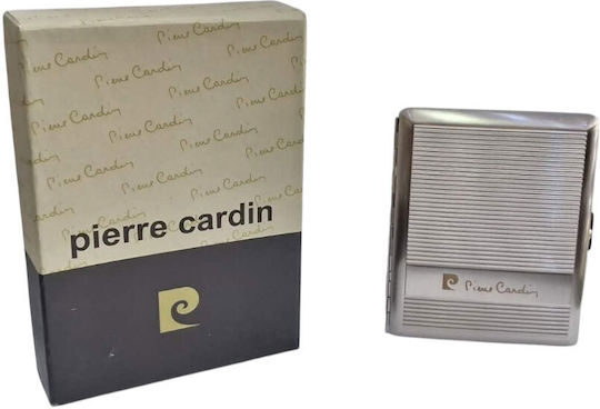 Metallische Zigarettenschachtel Pierre Cardin Silber 10x8x2cm 99200-100