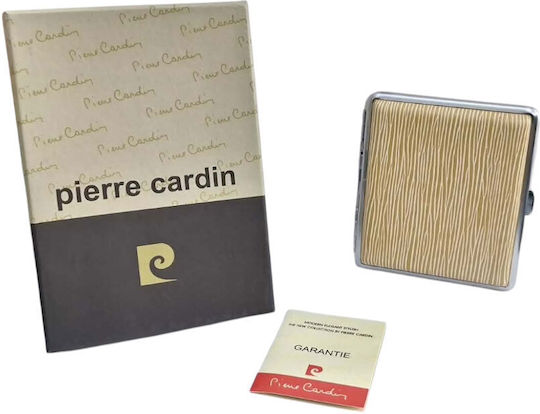 Метална Табакерка Pierre Cardin Бежов Цвят 10х8,5x2cm 99210-160