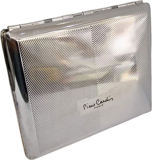 Метална табакерка Pierre Cardin Сребриста 10х9x2cm 99200-210