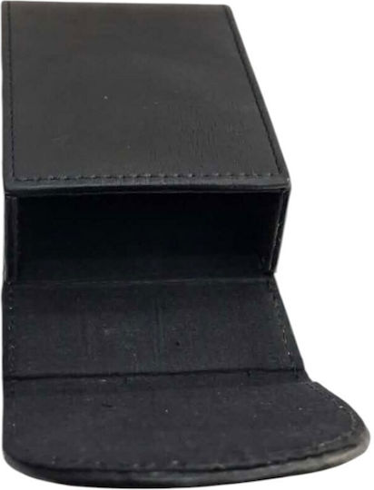 Pierre Cardin Leder Zigarettenschachtel Packungshülle Schwarz 99405
